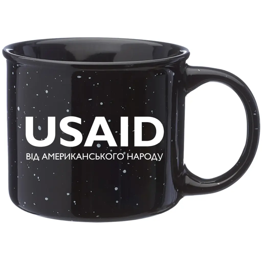 USAID Ukrainian - 13 Oz. Ceramic Campfire Coffee Mugs