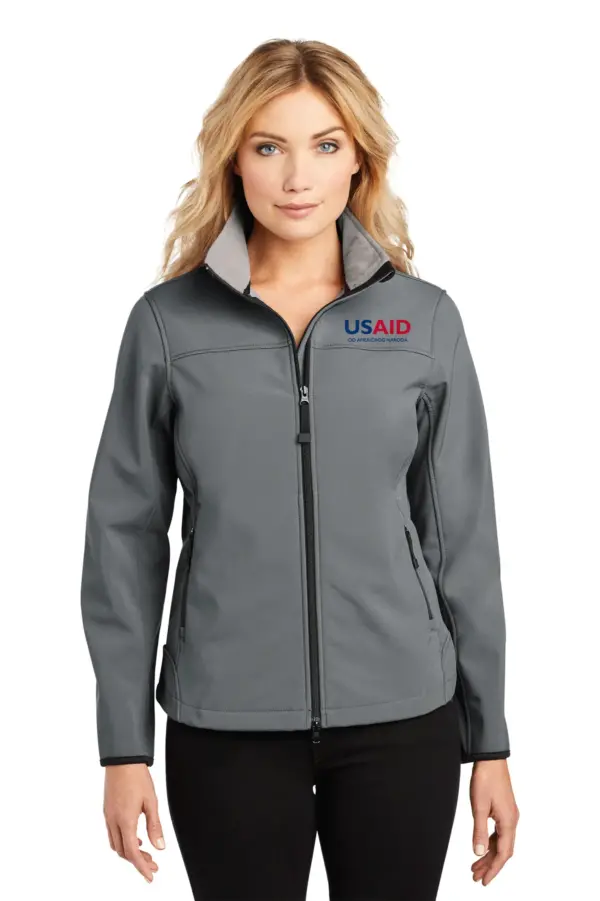 USAID Bosnian Latinic Port Authority Ladies Glacier Soft Shell Jacket