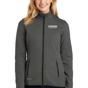 USAID Bosnian Cyrillic Eddie Bauer Ladies Dash Full-Zip Fleece Jacket