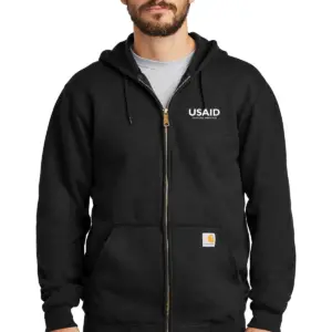 USAID French - Carhartt Midweight Hooded Zip-Front Sweatshirt