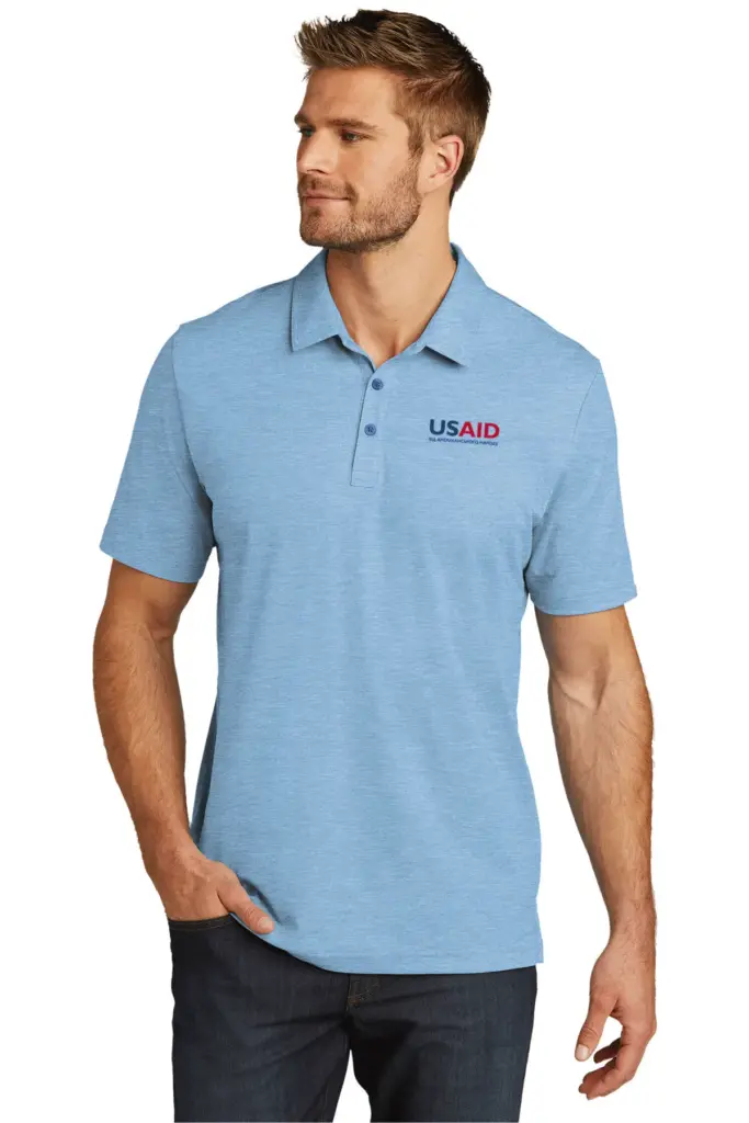 USAID Ukrainian - New TravisMathew Oceanside Heather Polo