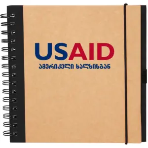 USAID Georgian - Recycled Square Notebook
