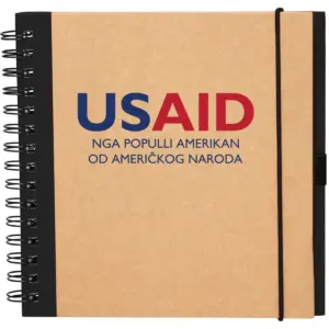 USAID Albanian - Recycled Square Notebook