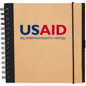 USAID Ukrainian - Recycled Square Notebook