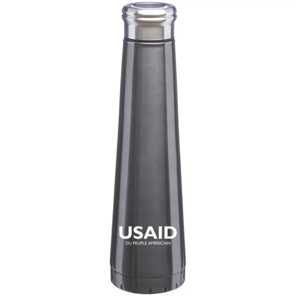 USAID French - Stark 16 Oz. Vacuum Insulated Water Bottles