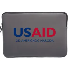 USAID Bosnian Latinic - Santana Neoprene Laptop Sleeves