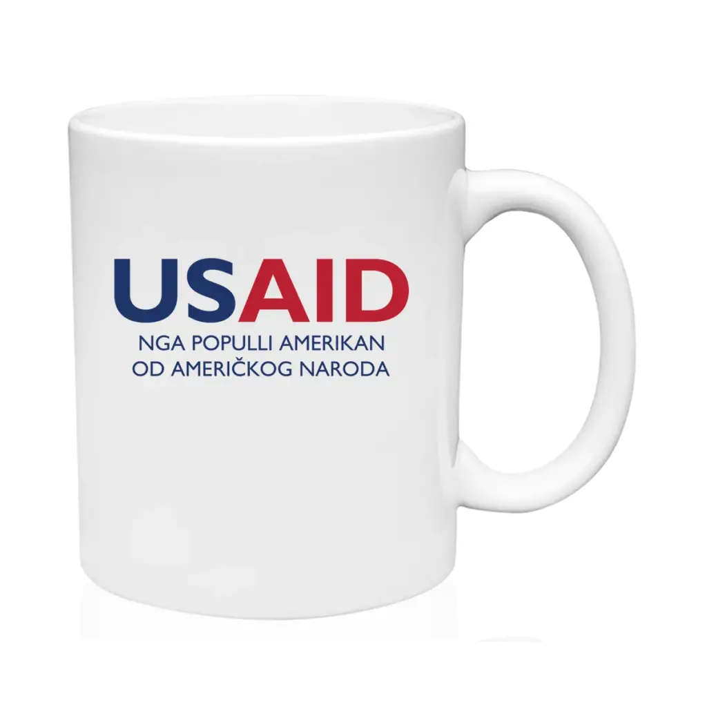 USAID Albanian - 11 Oz. Traditional Coffee Mugs