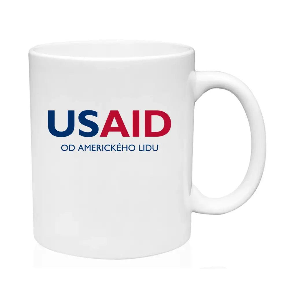 USAID Czech - 11 Oz. Traditional Coffee Mugs