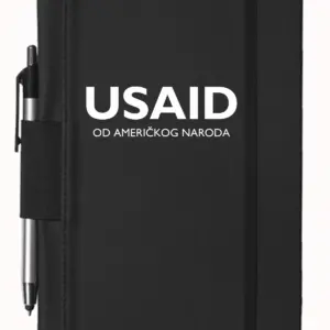 USAID Bosnian Latinic - 5"x9" Executive Notebooks with Pen