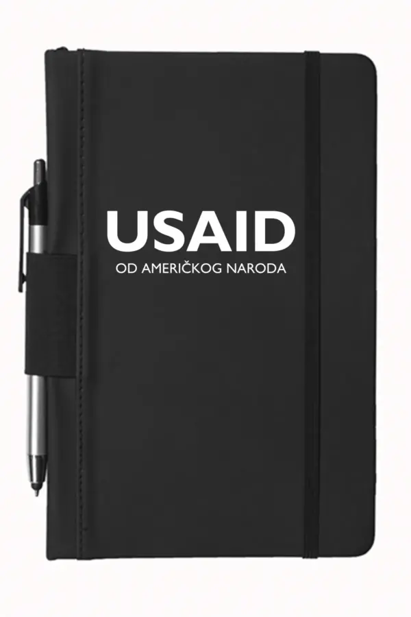 USAID Bosnian Latinic - 5"x9" Executive Notebooks with Pen