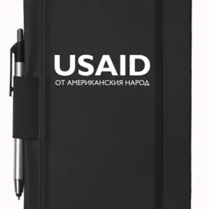 USAID Bulgarian - 5"x9" Executive Notebooks with Pen