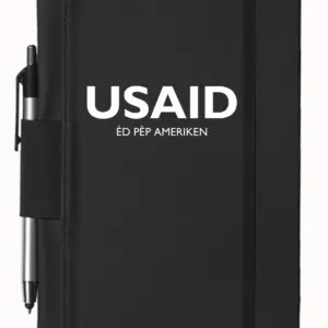 USAID Creole - 5"x9" Executive Notebooks with Pen