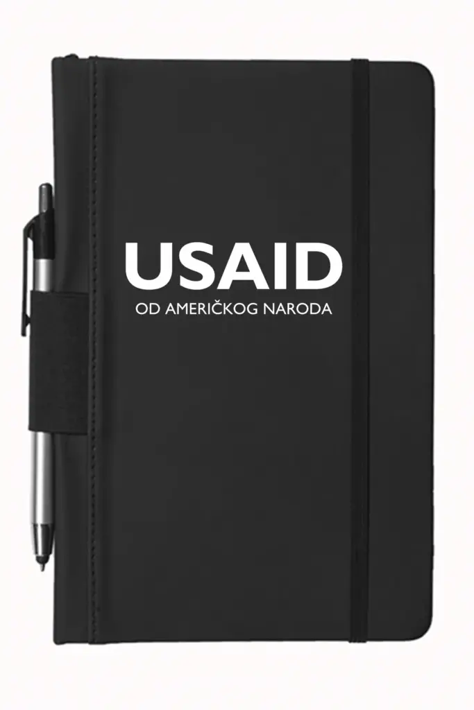 USAID Croatian - 5"x9" Executive Notebooks with Pen