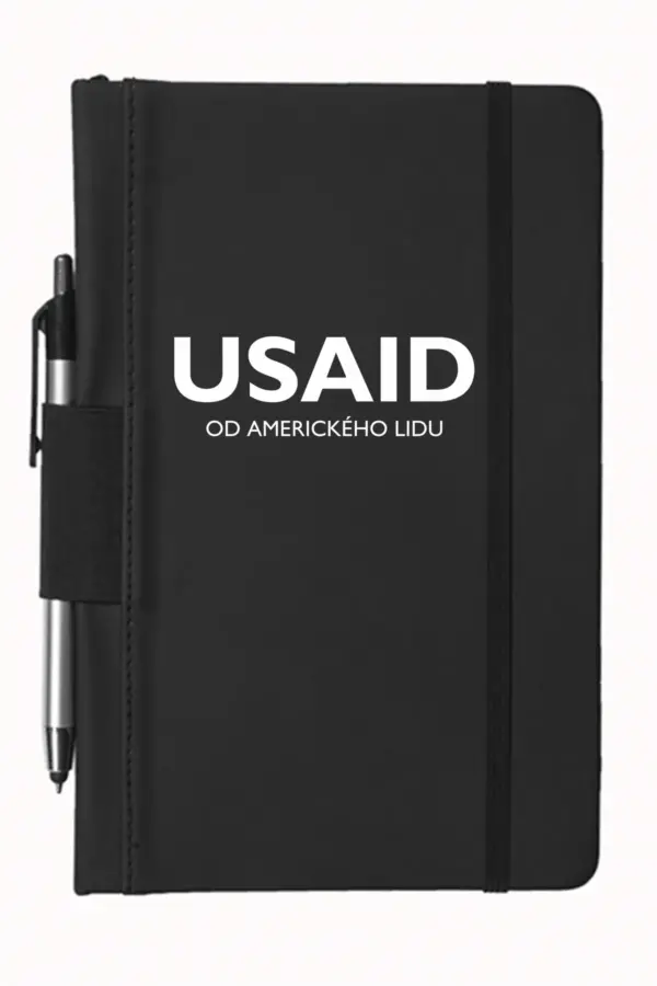 USAID Czech - 5"x9" Executive Notebooks with Pen
