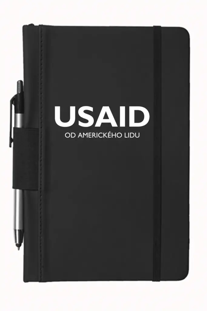 USAID Czech - 5"x9" Executive Notebooks with Pen