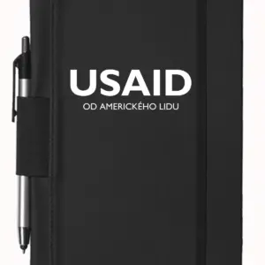 USAID Czech - 5"x9" Executive Notebooks with Pen