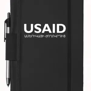 USAID Armenian - 5"x9" Executive Notebooks with Pen
