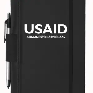 USAID Georgian - 5"x9" Executive Notebooks with Pen