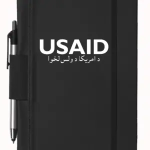 USAID Pashto - 5"x9" Executive Notebooks with Pen