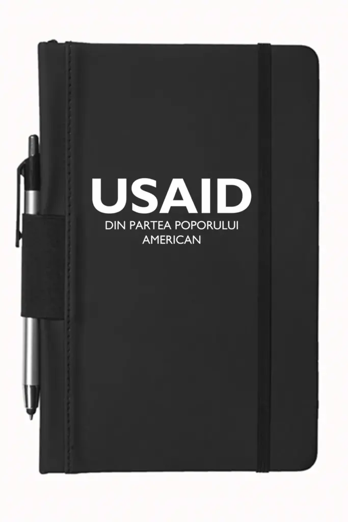 USAID Romanian - 5"x9" Executive Notebooks with Pen