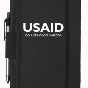 USAID Serbian - 5"x9" Executive Notebooks with Pen