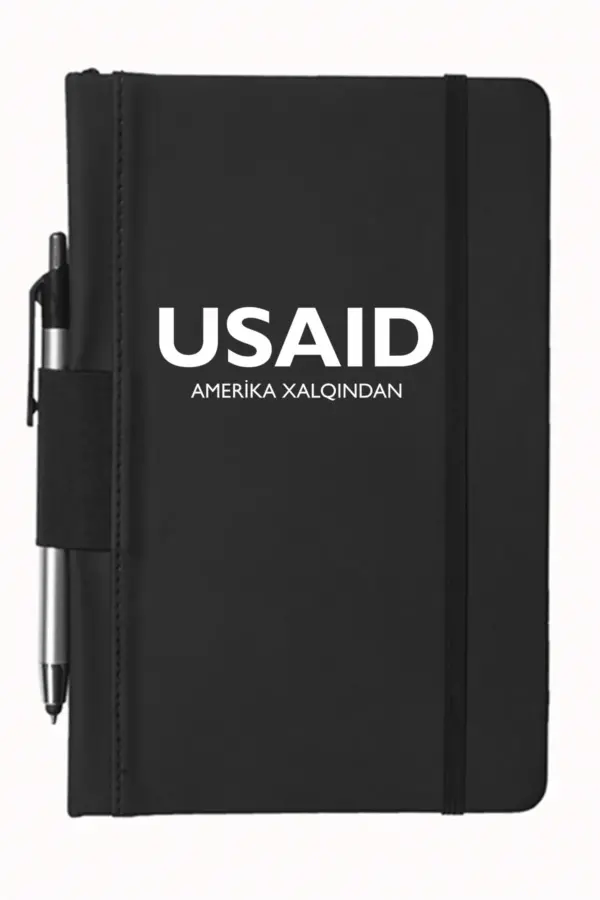 USAID Azerbaijani - 5"x9" Executive Notebooks with Pen