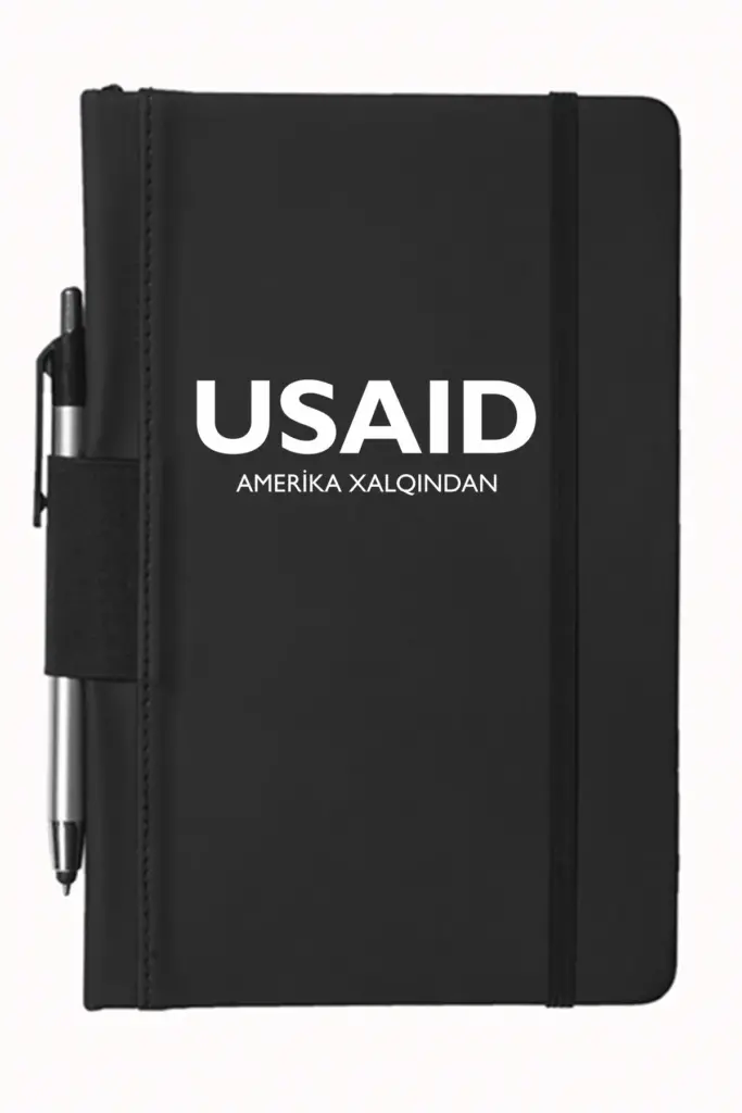 USAID Azerbaijani - 5"x9" Executive Notebooks with Pen