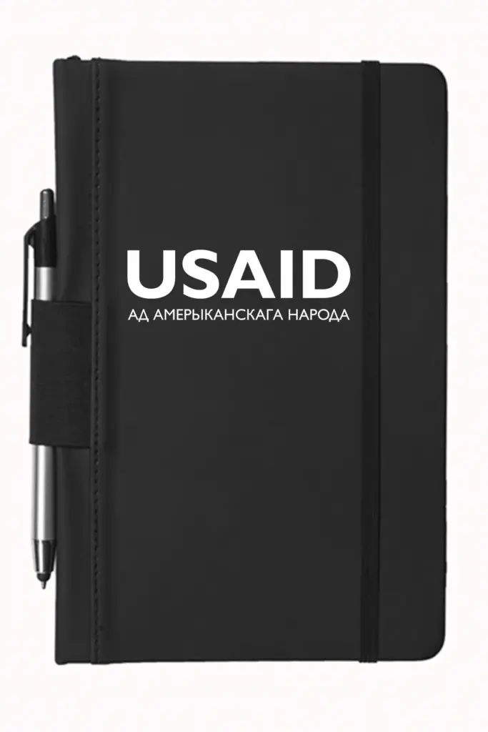 USAID Belarusian - 5"x9" Executive Notebooks with Pen