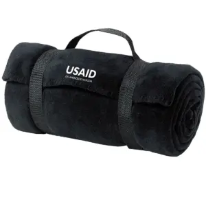 USAID Croatian - Port Authority Value Fleece Blanket w/ Strap