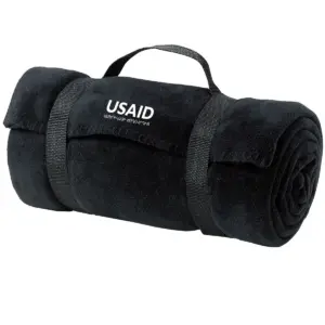USAID Armenian - Port Authority Value Fleece Blanket w/ Strap