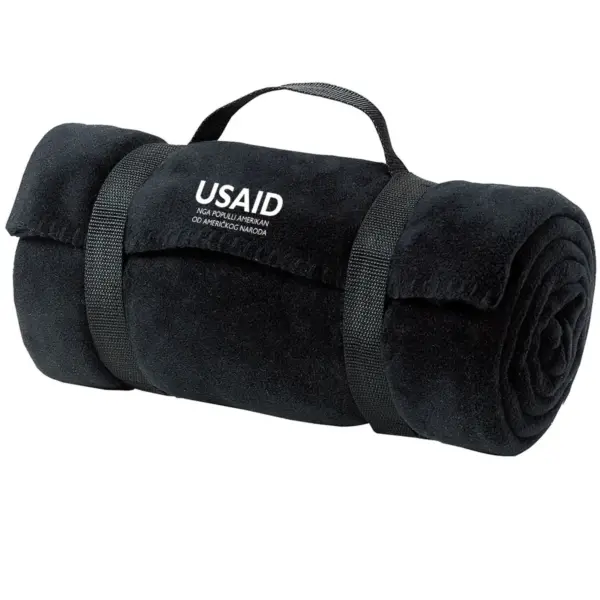 USAID Albanian - Port Authority Value Fleece Blanket w/ Strap