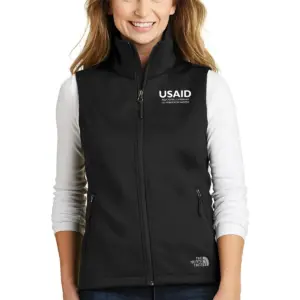 USAID Albanian The North Face Ladies Ridgewall Soft Shell Vest