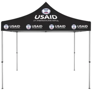 USAID Bulgarian - ONE CHOICE 10 ft. Steel Canopy Tent Dye-Sub Graphic Package