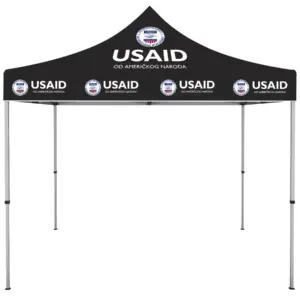 USAID Croatian - ONE CHOICE 10 ft. Steel Canopy Tent Dye-Sub Graphic Package