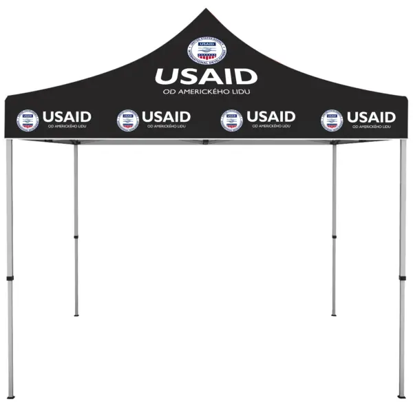 USAID Czech - ONE CHOICE 10 ft. Steel Canopy Tent Dye-Sub Graphic Package