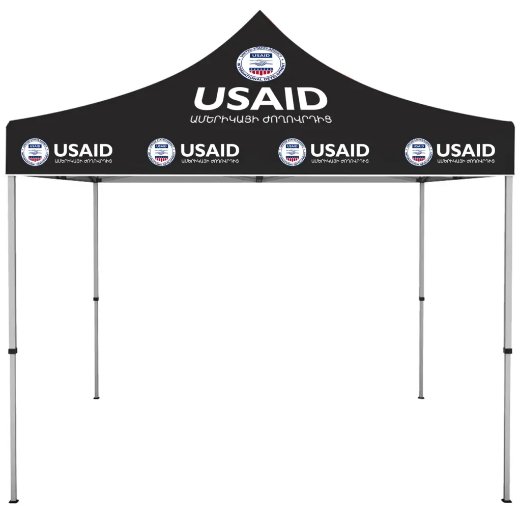 USAID Armenian - ONE CHOICE 10 ft. Steel Canopy Tent Dye-Sub Graphic Package