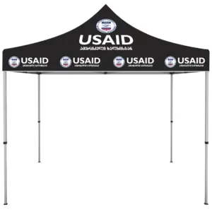 USAID Georgian - ONE CHOICE 10 ft. Steel Canopy Tent Dye-Sub Graphic Package