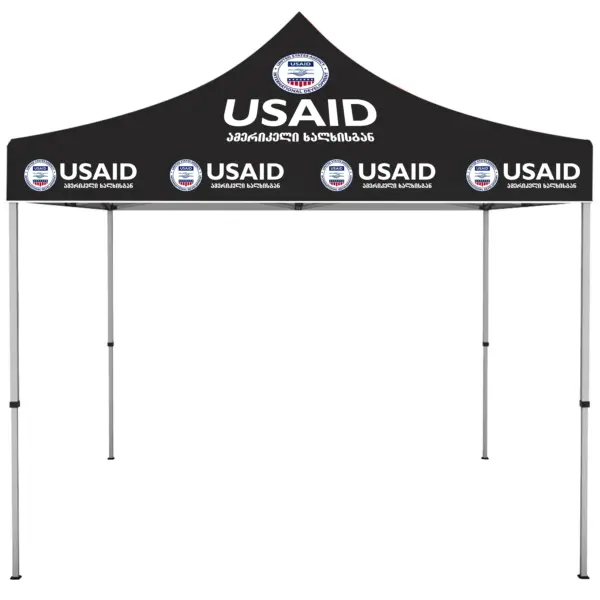 USAID Georgian - ONE CHOICE 10 ft. Steel Canopy Tent Dye-Sub Graphic Package