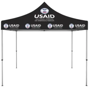 USAID Albanian - ONE CHOICE 10 ft. Steel Canopy Tent Dye-Sub Graphic Package