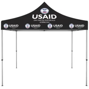 USAID Romanian - ONE CHOICE 10 ft. Steel Canopy Tent Dye-Sub Graphic Package