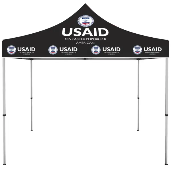 USAID Romanian - ONE CHOICE 10 ft. Steel Canopy Tent Dye-Sub Graphic Package