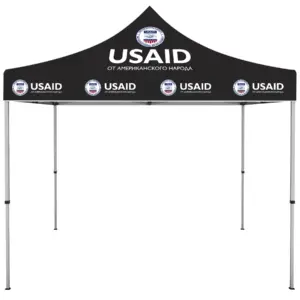 USAID Russian - ONE CHOICE 10 ft. Steel Canopy Tent Dye-Sub Graphic Package