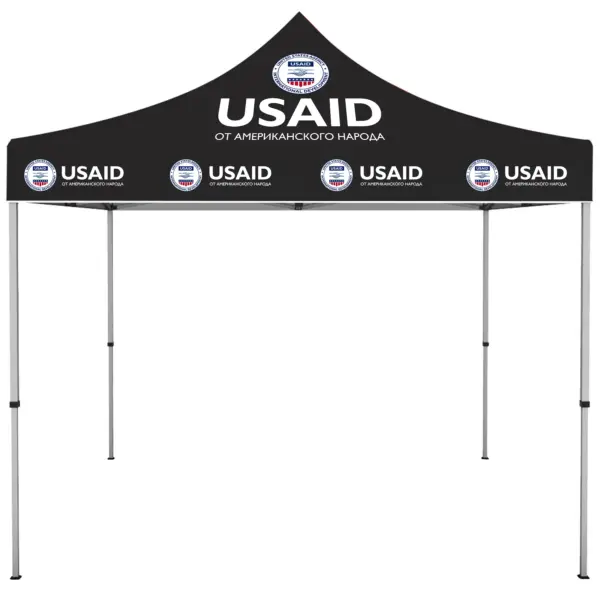 USAID Russian - ONE CHOICE 10 ft. Steel Canopy Tent Dye-Sub Graphic Package