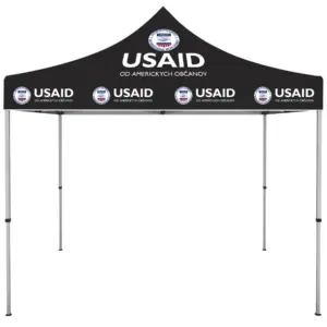 USAID Slovak - ONE CHOICE 10 ft. Steel Canopy Tent Dye-Sub Graphic Package