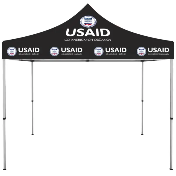 USAID Slovak - ONE CHOICE 10 ft. Steel Canopy Tent Dye-Sub Graphic Package