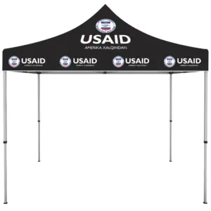 USAID Azerbaijani - ONE CHOICE 10 ft. Steel Canopy Tent Dye-Sub Graphic Package