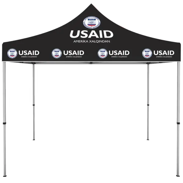 USAID Azerbaijani - ONE CHOICE 10 ft. Steel Canopy Tent Dye-Sub Graphic Package
