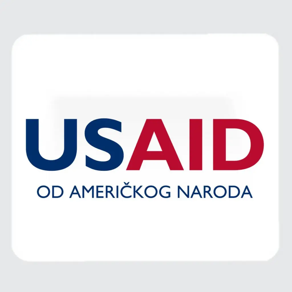 USAID Bosnian Latinic - Large Rectangle Full Color Mouse Pads (9.25"x7.75"x0.625)