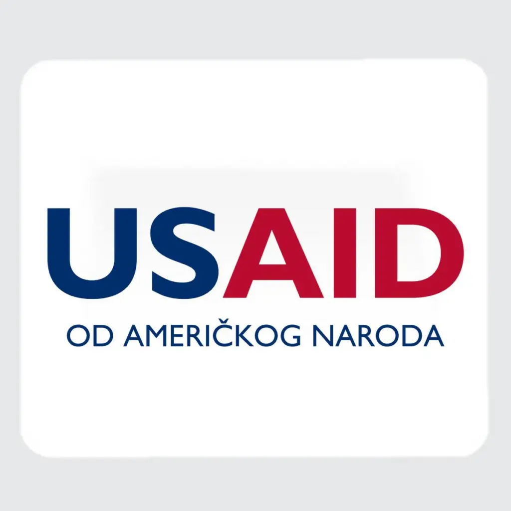 USAID Croatian - Large Rectangle Full Color Mouse Pads (9.25"x7.75"x0.625)