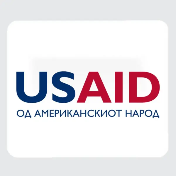 USAID Macedonian - Large Rectangle Full Color Mouse Pads (9.25"x7.75"x0.625)